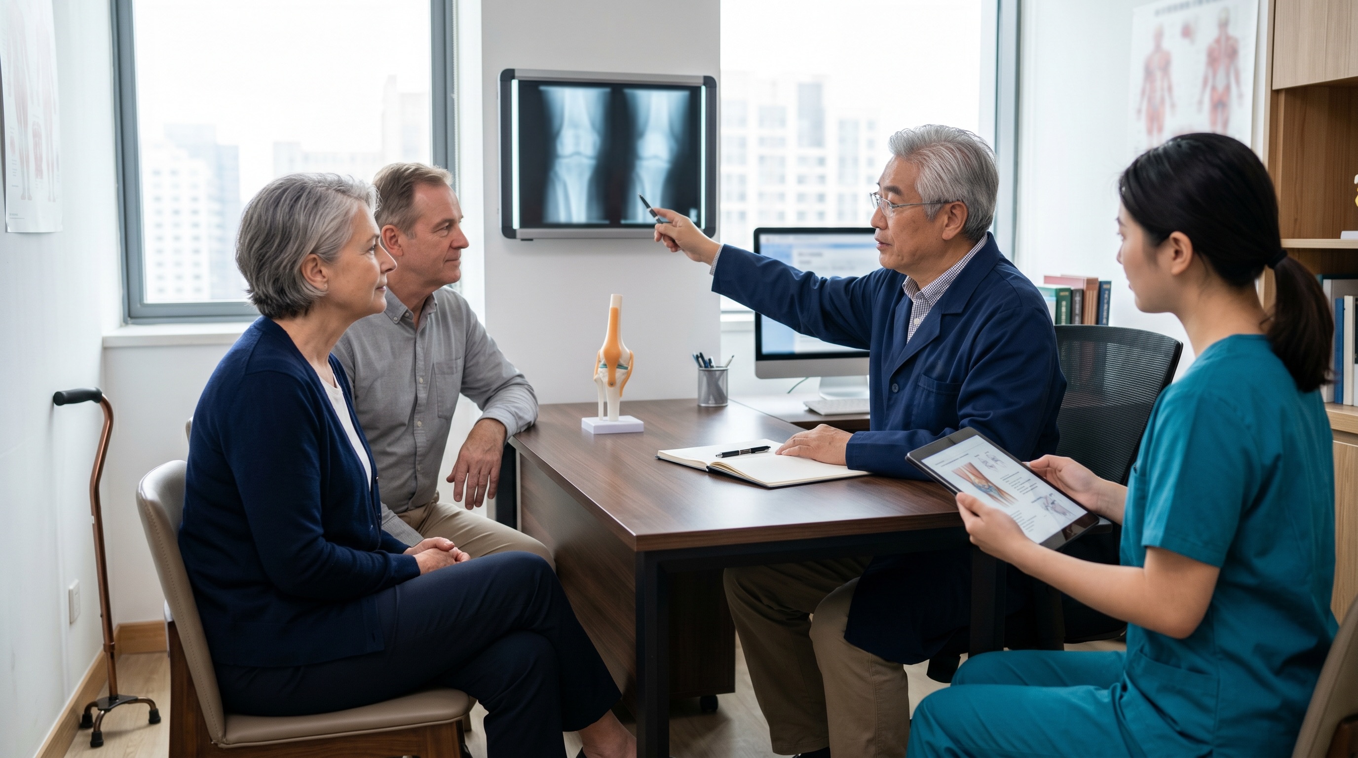 Knee replacement consultation planning